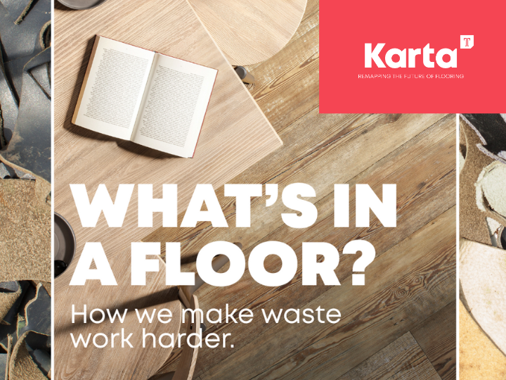 What’s in a Floor? Karta’s Construction Layer by Layer: Recycled Leather